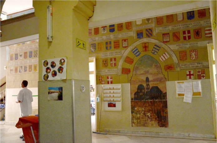 Saint-Louis Hospiz - Faszinierende Wandbilder aus der Zeit der Kreuzzüge in Jerusalem entdeckt .