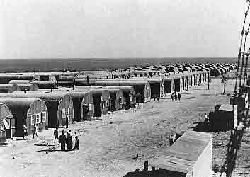 Lager für jüdische Flüchtlinge auf Zypern, die von den Briten nicht nach Palästina gelassen wurden. Foto USHMM Photo Archives