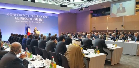 Pariser Konferenz: Viel Lärm um nichts. Foto Twitter / Harlem Désir