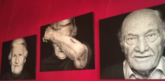 Bilder der Ausstellung “The Last Swiss Holocaust Survivors” von der GAMARAAL Foundation. Foto Twitter / IHRA_news
