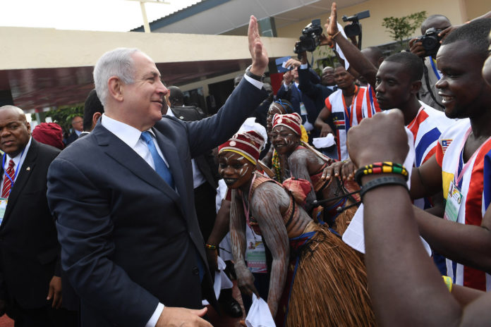 Benjamin Netanyahu in Liberia am ECOWAS Gipfel. Foto Kobi Gideon, GPO