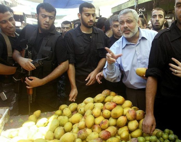 Hamas-Chef Ismail Haniyya. Foto Shehab