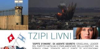 Flyer mit dem Aufruf gegen den Besuch von Frau Livni. Foto zVg