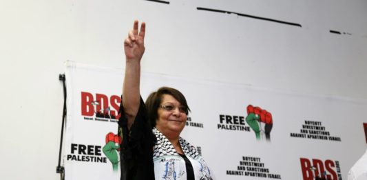 Leila Khaled. Foto BDS South Africa/Facebook