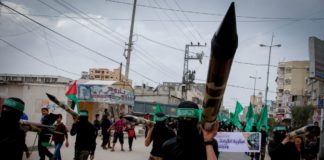 Hamas Kundgebung in Gaza. Foto Abed Rahim Khatib/Flash90