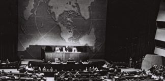 Die UN stimmte am 29. November 1947 über den Teilungsplan ab. Foto Government Press Office, Jerusalem.