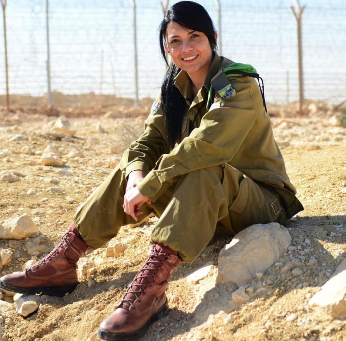 Monaliza Abdo, arabische christliche Soldatin, die kürzlich ihren IDF-Dienst beendet hat. Foto zVg