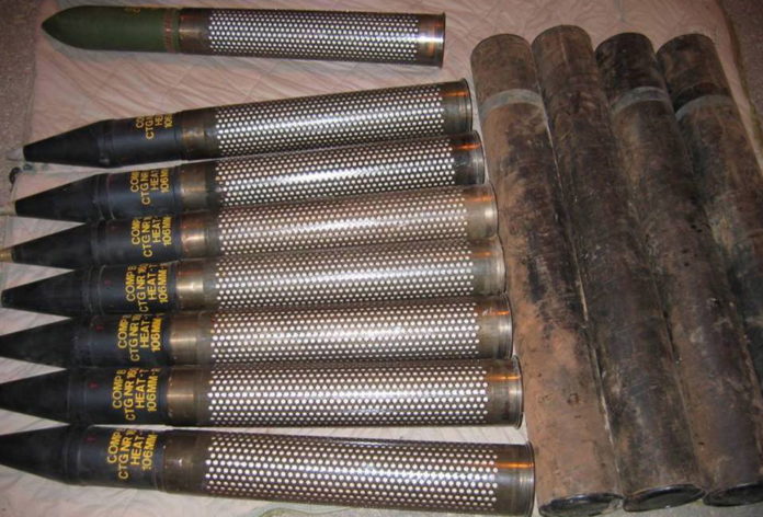 Hisbollah-Munition im unterirdischen Bunker gefunden. Foto Israel Defense Forces, CC BY 2.0, https://commons.wikimedia.org/w/index.php?curid=34371594