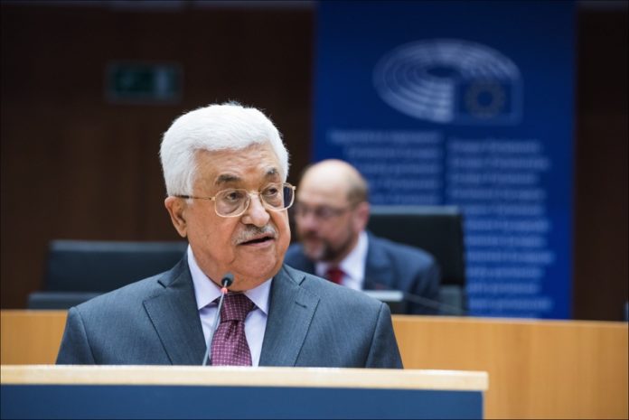 Mahmoud Abbas im EU-Parlament in Brüssel. Foto © European Union 2016