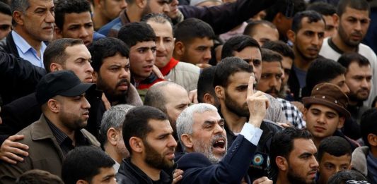 Hamas-Chef Yahya Sinwar. Foto Shebab / Facebook