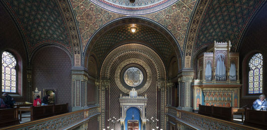 Spanische Synagoge in Prag. Foto Thomas Ledl, CC BY-SA 4.0, https://commons.wikimedia.org/w/index.php?curid=47821613