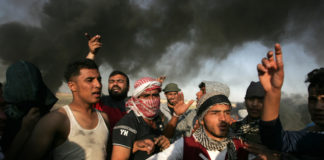 Ausschreitungen im Gazastreifen. Abed Rahim Khatib/Flash90