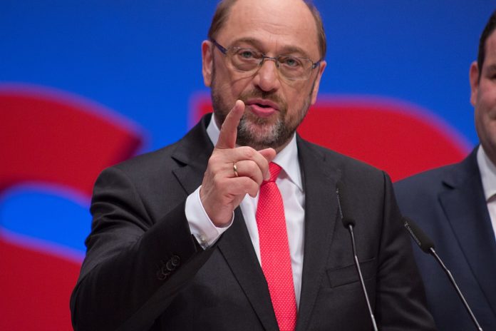 Martin Schulz auf dem SPD Bundesparteitag am 25. Juni 2017 in Dortmund. Foto Olaf Kosinsky, CC BY-SA 3.0 de, https://commons.wikimedia.org/w/index.php?curid=61426459