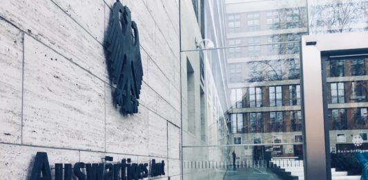 Das Auswärtige Amt der Bundesrepublik Deutschland . Foto Sabina Wolf
