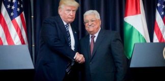 Trump war nach ihrem Treffen in Bethlehem am 23. Mai 2017 nicht glücklich über Abbas. Foto Flash90.