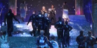 Madonna und Quavo singen "Future" beim Eurovision Song Contest. Foto YouTube Screenshot