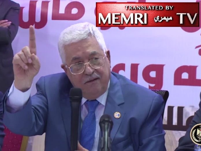 Mahmoud Abbas. Foto Screenshot Memri/Facebook