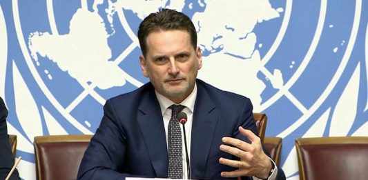 UNRWA Generalsekretär Pierre Krähenbühl. Foto U.N. TV/Multimedia.