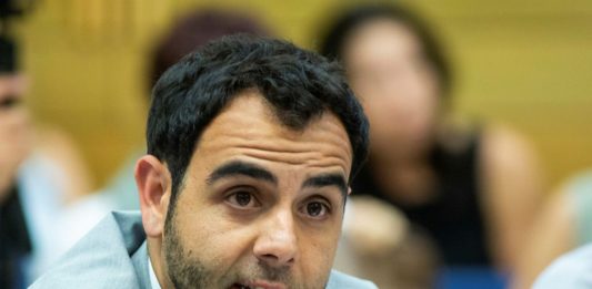 Omar Shakir. Foto Hillel Maeir/TPS