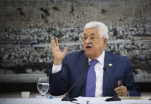 Der Vorsitzende der Palästinensischen Autonomiebehörde, Mahmoud Abbas am 25. Juli 2019 in Ramallah. Foto Flash90.