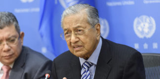 Mahathir bin Mohamad, Premierminister von Malaysia. Foto UN Photo/Loey Felipe