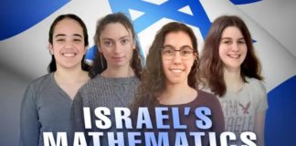 Das israelische Mädchen-Mathe-Team. Foto Future Scientists Center.