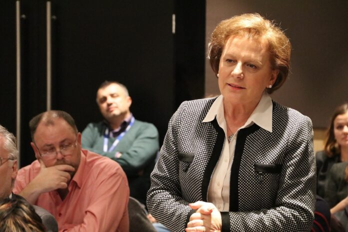 Valentina Leskaj. Foto OSCE Parliamentary Assembly from Copenhagen, Denmark, 12 November 2016, CC BY-SA 2.0, https://commons.wikimedia.org/w/index.php?curid=54681887