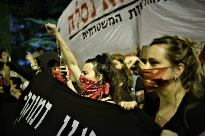 Demonstration gegen Ministerpräsident Benjamin Netanjahu. Foto Yehonatan Veltzer/TPS