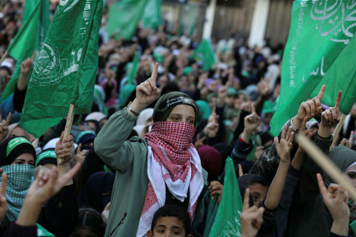 Hamas-Kundgebung am 14. Dezember 2019. Foto Majdi Fathi/TPS