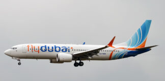 flydubai, A6-FMB, Boeing 737-8 MAX. Foto Anna Zvereva, CC BY-SA 2.0, https://commons.wikimedia.org/w/index.php?curid=74052302