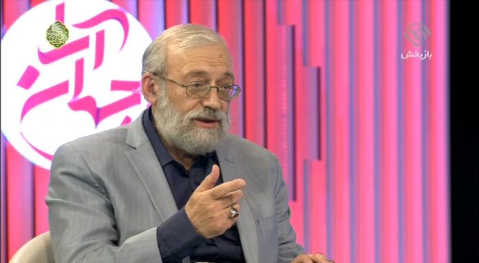 Mohammad-Javad Larijani. Foto Screenshot IRIB Ofogh TV (Iran)