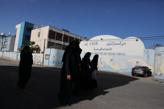 Die UNRWA Schule in der Stadt Gaza im Gazastreifen. 7. März 2020. Foto Majdi Fathi/TPS