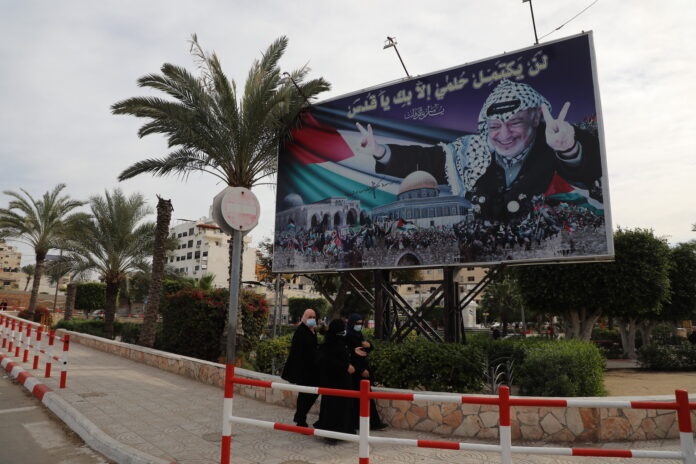 Das Gebäude des Palästinensischen Legislativrats (PLC) in Gaza-Stadt. Foto Majdi Fathi/TPS