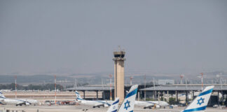 Flugzeuge der El Al Airlines während der Coronavirus-Krise auf dem internationalen Flughafen Ben Gurion in Tel Aviv. Foto IMAGO / ZUMA Wire