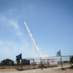 Das Iron-Dome-Raketenabwehrsystem in der südisraelischen Stadt Ashkelon. 19. Mai 2021. Foto Olivier Fitoussi/Flash90