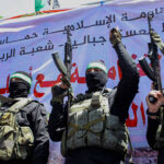 Mitglieder der Ezz-Al Din Al-Qassam Brigaden am 07. Mai 2021 in Jabalia im Norden des Gazastreifens. Foto IMAGO / ZUMA Wire