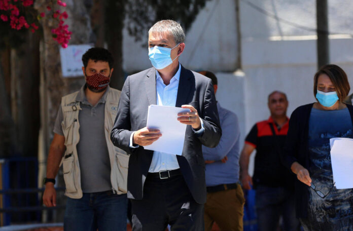 Der Generalkommissar von UNRWA, Philippe Lazzarini, während einer Pressekonferenz in Gaza-Stadt am 23. Mai 2021. Foto IMAGO / ZUMA Wire