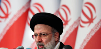 Der neu gewählte iranische Präsident Ebrahim Raisi während einer Pressekonferenz in Teheran am 21. Juni 2021. Foto IMAGO / UPI Photo