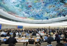 UN Menschenrechtsrat in Genf. Foto IMAGO / Xinhua