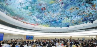 UN Menschenrechtsrat in Genf. Foto IMAGO / Xinhua