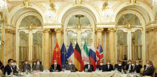 Sitzung des Gemischten Ausschusses für den Gemeinsamen Umfassenden Aktionsplan (JCPOA) in Wien am 29.11.2021. Foto IMAGO / Xinhua