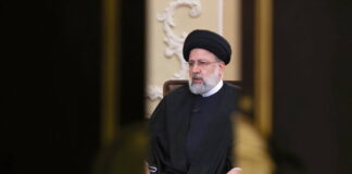 Der iranische Präsident Ebrahim Raisi während eines Fernsehinterviews in Teheran, Iran, am 25. Januar 2022. Raisi sagte, wenn die USA und alle an den Atomgesprächen in Wien beteiligten Parteien bereit seien, alle Sanktionen gegen das Land aufzuheben, dann gebe es Raum für eine Vereinbarung. Foto IMAGO / ZUMA Wire