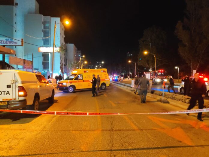 IS-Terroranschlag in Hadera. Foto Tsuriya Zeevi/TPS