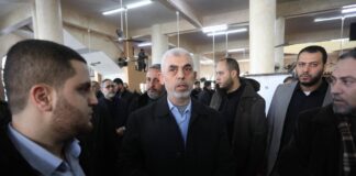 Yahya Sinwar, Führer der Hamas im Gaza-Streifen. Foto IMAGO / ZUMA Wire