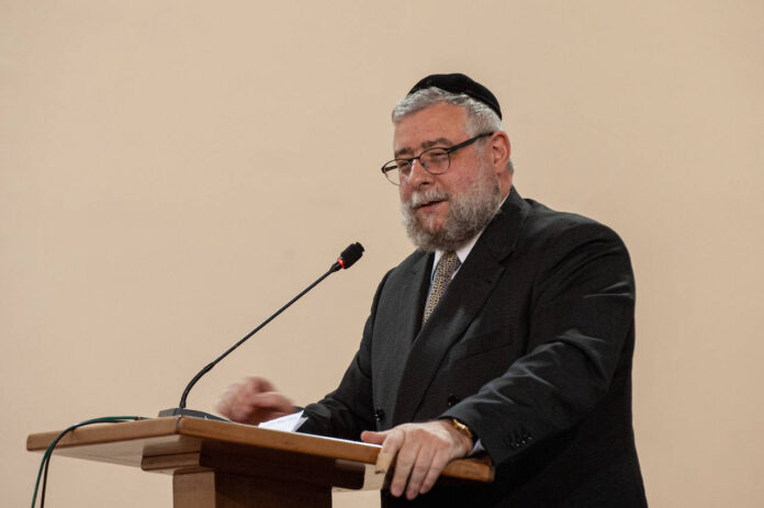 Pinchas Goldschmidt, Oberrabbiner von Moskau und Präsident der Konferenz der Europäischen Rabbiner. Foto IMAGO / Independent Photo Agency Int.
