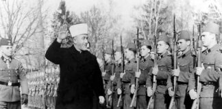 Haj Mohammed Effendi Amin el-Husseini (geboren zwischen 1895 und 1897; gestorben am 4. Juli 1974) war ein palästinensisch-arabischer Nationalist und Muslimführer im Mandatsgebiet Palästina. Foto IMAGO / UIG
