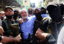 Der Leiter des "politischen Büros" der Hamas, Ismail Haniya. Foto IMAGO / ZUMA Wire