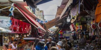 Der Carmel-Markt in Tel Aviv. Foto IMAGO / Manngold