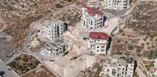 Illegale palästinensisch-arabische Bauten. Foto Regavim / zVg