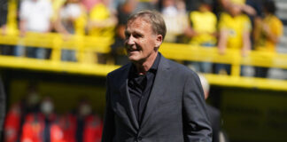 Der Geschäftsführer von Borussia Dortmund, Hans-Joachim Watzke. Foto IMAGO / Chai v.d. Laage